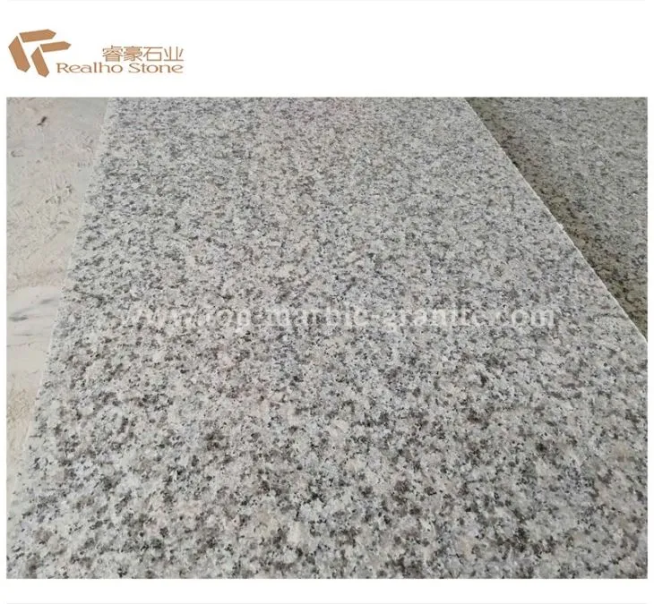 Flamed Chinese Crystal White Granite Slabs