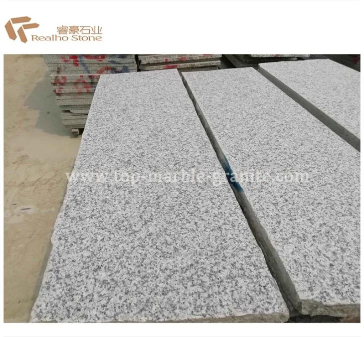 Flamed Chinese Crystal White Granite Slabs