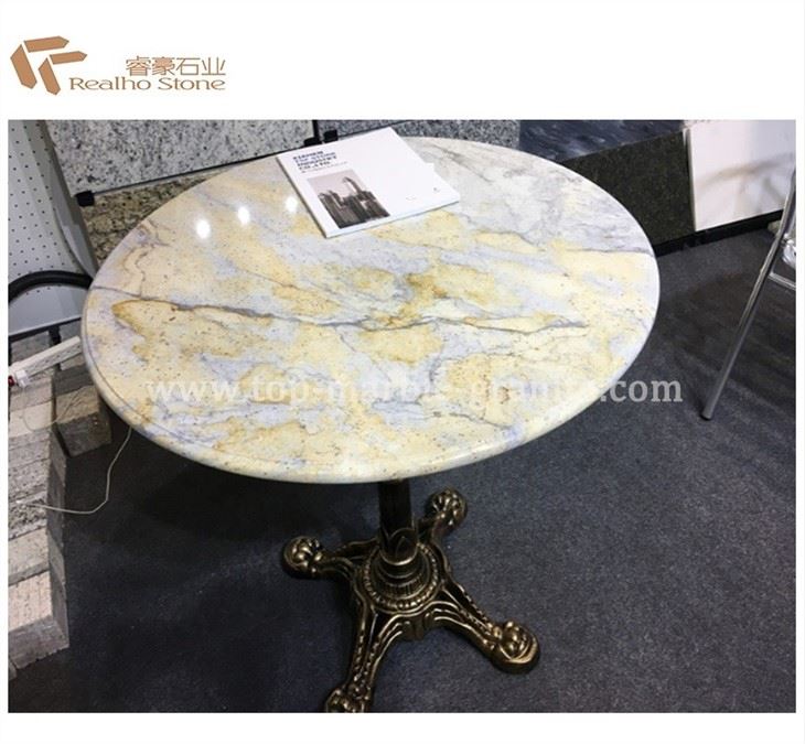 yellow granite table