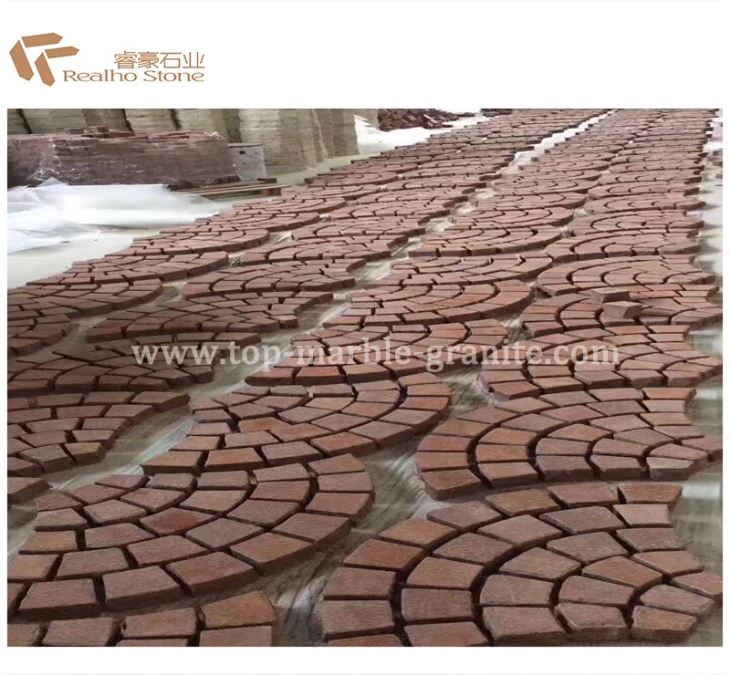 Red Granite Pavings
