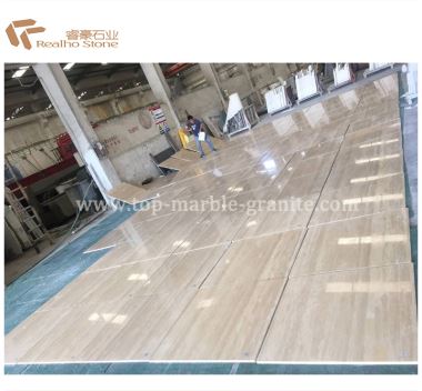 Madum tal-Pjanti tat-Travertin Polished