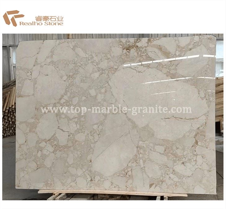 Classic Margaret Beige Marble Slab Polished