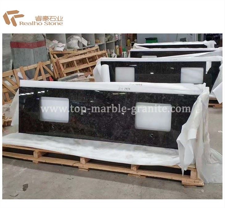Brażil Granit Angola Kannella Countertops tal-kċina